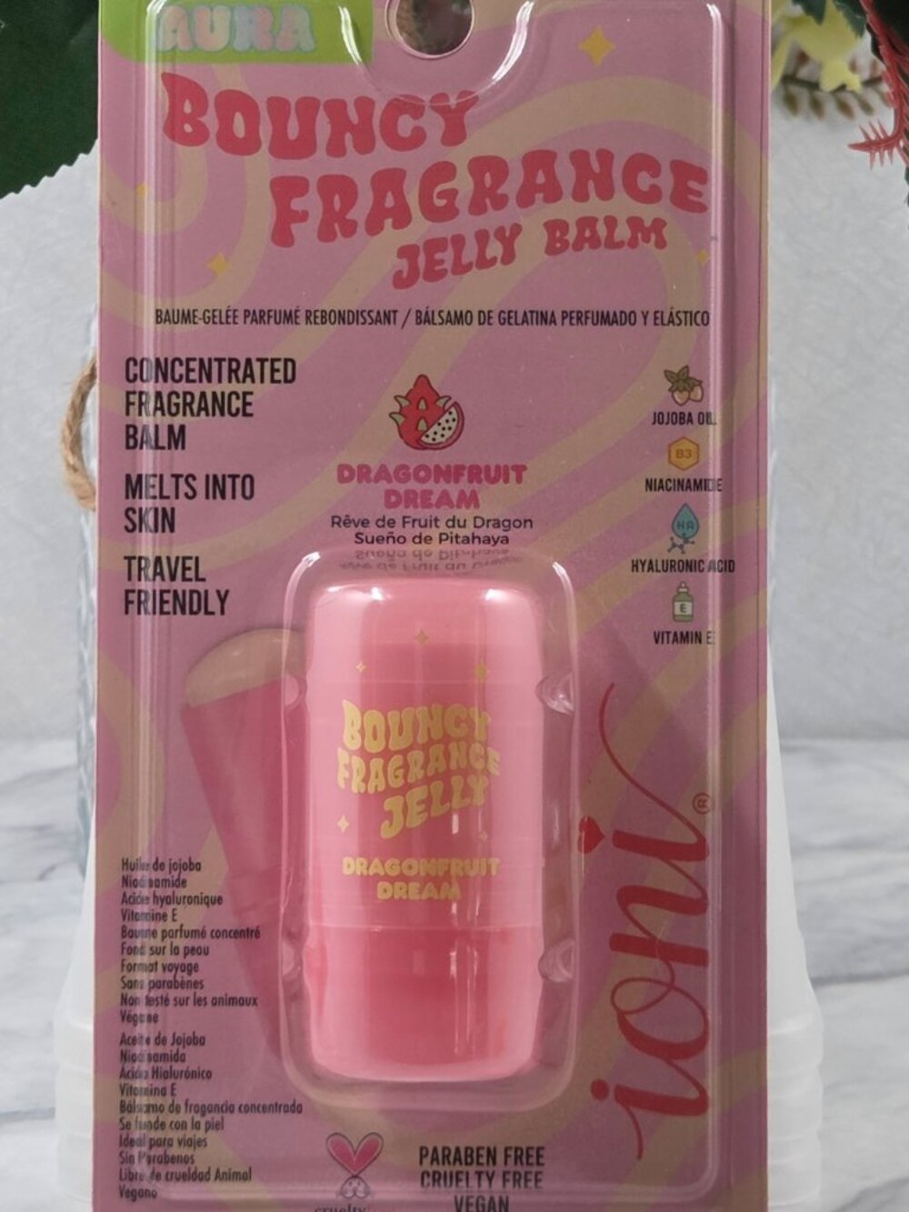 ioni Bouncy Fragrance Jelly Balm Set of 3 Plum Fleur Dragonfruit Sugar Pistachio - Picture 6 of 7